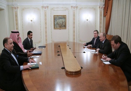 مقامات امنیتی عربستان با رئیس جمهور روسیه دیدار کردند