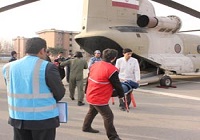 رزمایش امداد و نجات در بیمارستان نیروی هوایی ارتش برگزار شد