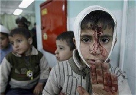 شهادت ۷ کودک در حمله رژیم کودک کش به یک منزل مسکونی در غزه