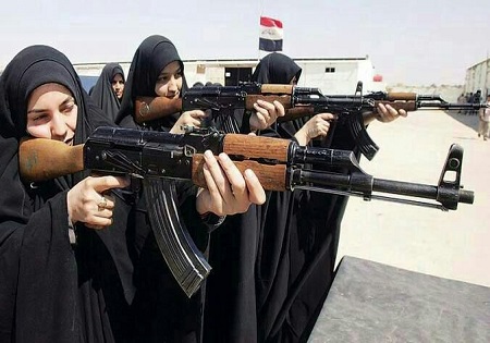 نقش مثبت بانوان در مقابله با گروهک تروریستی داعش
