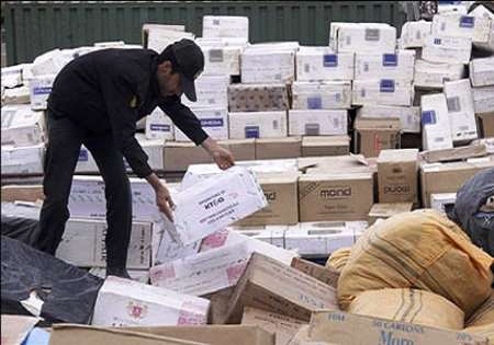 کالای قاچاق 200میلیونی در بهارستان توقیف شد