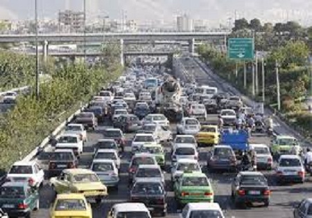 ترافیک نیمه سنگین در آزادراه کرج ـ قزوین