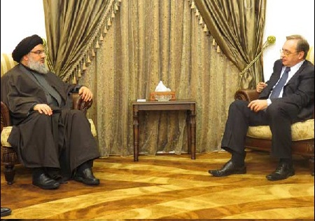 تحولات سوریه و لبنان محور دیدار نماینده پوتین با سید حسن نصرالله