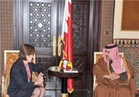 ولیعهد بحرین با آمریکایی‌ها برای افزایش تسلیحات نظامی رایزنی کرد