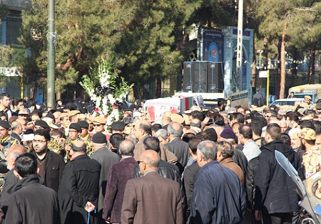 پیکر جانباز شهید حاج 