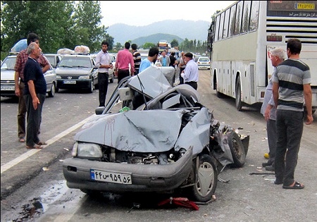 کاهش 6.3 درصدی تلفات حوادث رانندگی در نه ماهه امسال