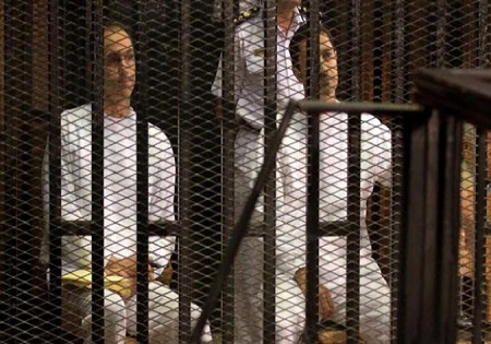 پسران دیکتاتور مخلوع مصر آزاد شدند