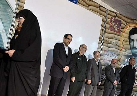 تجلیل از فرماندهان شهید بهداری رزمی در یادواره شهید رهنمون