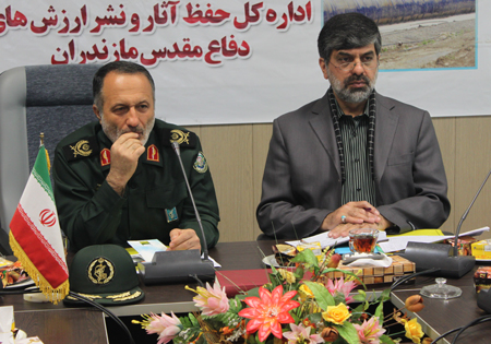 بازدید معاون روابط عمومی و تبلیغات بنیاد حفظ آثار از اداره کل حفظ آثار مازندران