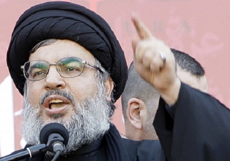 سید حسن نصرالله در مراسم همبستگی با ملت یمن سخنرانی می‌کند