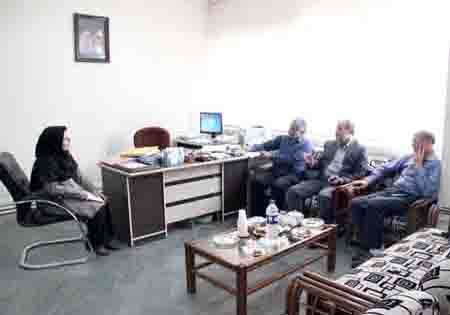 نشست مدیر کل حفظ آثار استان سمنان با مدیر کل دفتر بودجه و برنامه‌ریزی استانداری