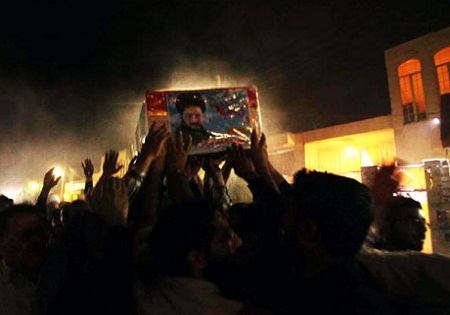 سه شنبه؛ طواف پیکر روحانی شهید مدافع حرم در قم