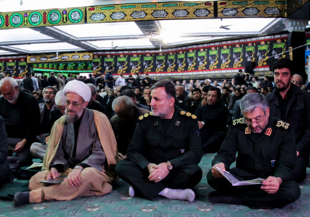 تصاویر/ مراسم هفتمین روز شهادت سردار همدانی