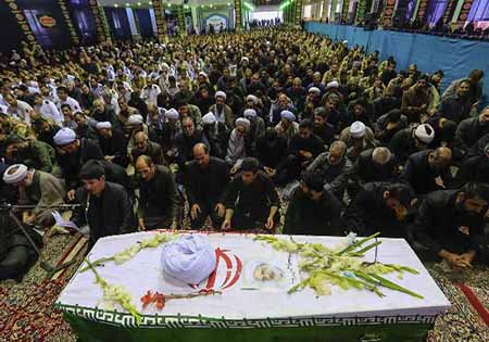 تشییع پیکر جان باخته فاجعه منا در کرمان
