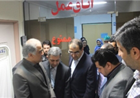 بازدید سرزده وزیر بهداشت از بیمارستان گلوگاه