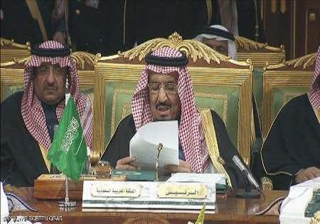 اسکای نیوز: پادشاه عربستان از حل مسالمت آمیز بحران های یمن و سوریه سخن گفت