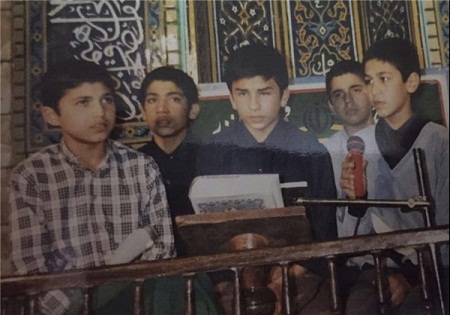 عکس/ قاری معروف در دوران نوجوانی