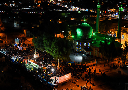 تصاویر/ تشییع پیکر ۹۳ شهید گمنام در شهرستان لارستان