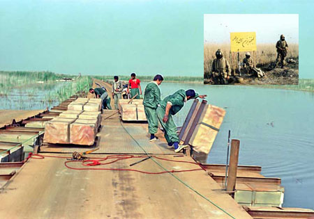 طراحی و ساخت پل خیبر به عنوان طولانی‌ترین پل شناور نظامی جهان/ استفاده گستـرده عراق برای اولین بار از سلاح‌های شیمیایی