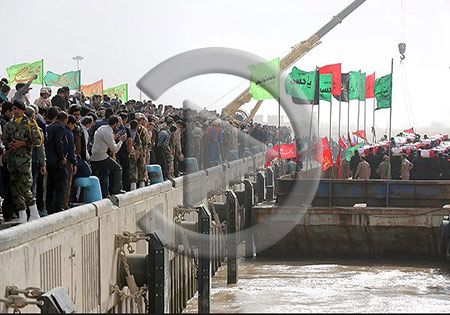 کلیپ/ ورود پیکر مطهر 68 شهید دفاع مقدس به میهن