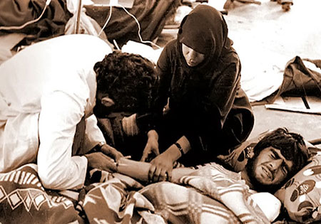 سپیدپوشان عاشورایی +تصاویر