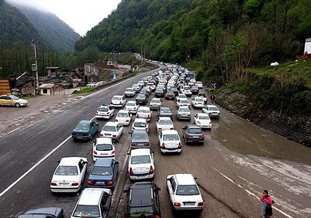 محورهای هراز و کندوان یک‌طرفه شد