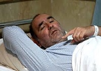 رضا برجی یار صمیمی شهید آوینی در بستر بیماری