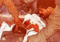 عکس/وداع سردار سلیمانی با برادر شهیدش