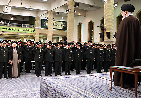 تصاویر/ دیدار فرماندهان نیروی انتظامی با رهبر معظم انقلاب اسلامی