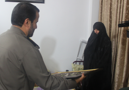 دیدار سردار کارگر از خانواده شهید مدافع حرم محمود رادمهر در ساری