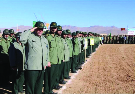 صبحگاه مشترک نیروهای مسلح در چهارمحال و بختیاری برگزار شد
