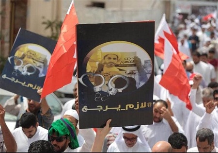 بحرینی‌ها در حمایت از شیخ علی سلمان تظاهرات کردند