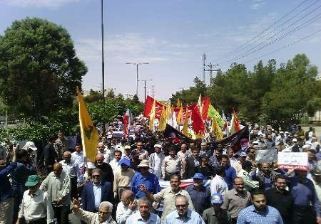 راهپیمایی روز قدس با حضور حماسی مردم در استان سمنان برگزار شد