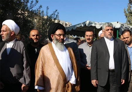 سفیر ایران در مزار شهدای السیده زینب (ع) حضور یافت