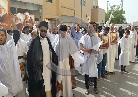 فیلم/ تظاهرات کفن‌پوشان بحرین علیه رژیم آل‌خلیفه