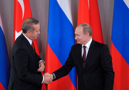 «اردوغان» در روسیه با «پوتین» دیدار کرد