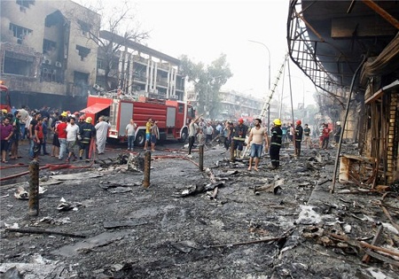 افزایش آمار شهدای انفجار «الکراده» بغداد به 324 نفر