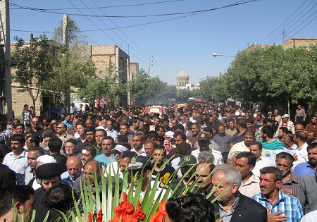 برگزاری دومین سالگرد تشییع و تدفین شهدای گمنام جوادآباد ورامین