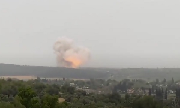 إنفجار في مصنع محركات الصواريخ في فلسطين المحتلة