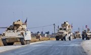 خروج شاحنات عسكرية امريكية من الأراضي السورية إلى العراق