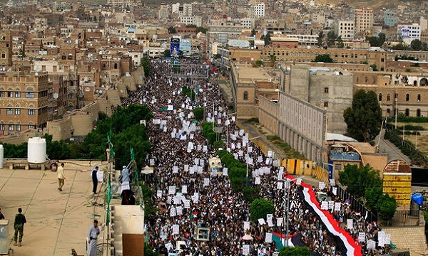 تظاهرات في اليمن دعماً للمقاومة الفلسطينية