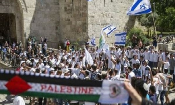 مسيرة الاعلام الاسرائيلية تجدد استعداد غزة للحرب