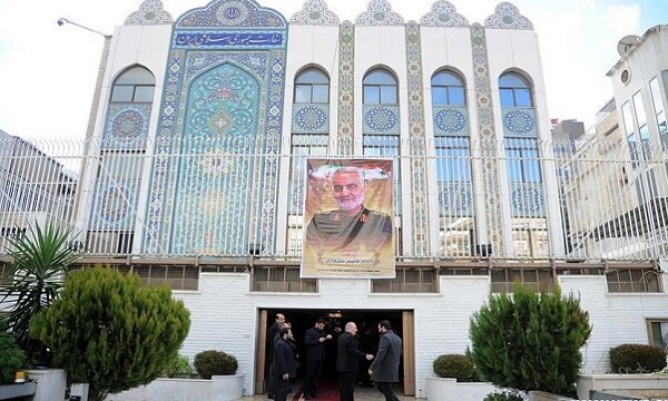 السفارة الإيرانية في دمشق تدين الهجمات الاهاربية الاخيرة في سوريا