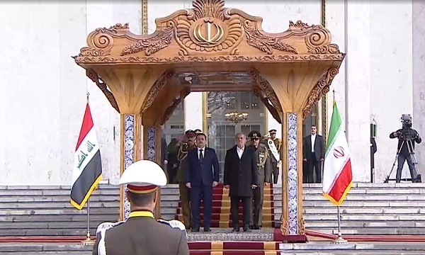 الرئيس الايراني يستقبل الرئيس الوزراء العراقي في طهران