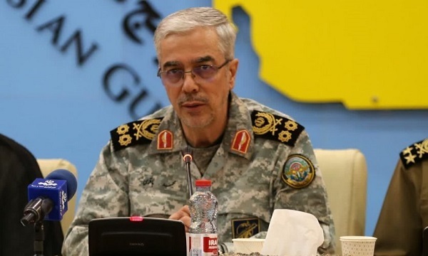 اللواء باقري: إغلاق الحدود البرية في شرق ايران يجري بجدية