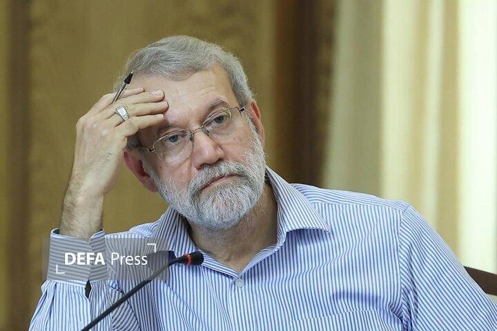 لاريجاني موجها إلى المسلمين وحكوماتهم: إن أمريكا لا وفاء لها وإسرائيل عدو لكم