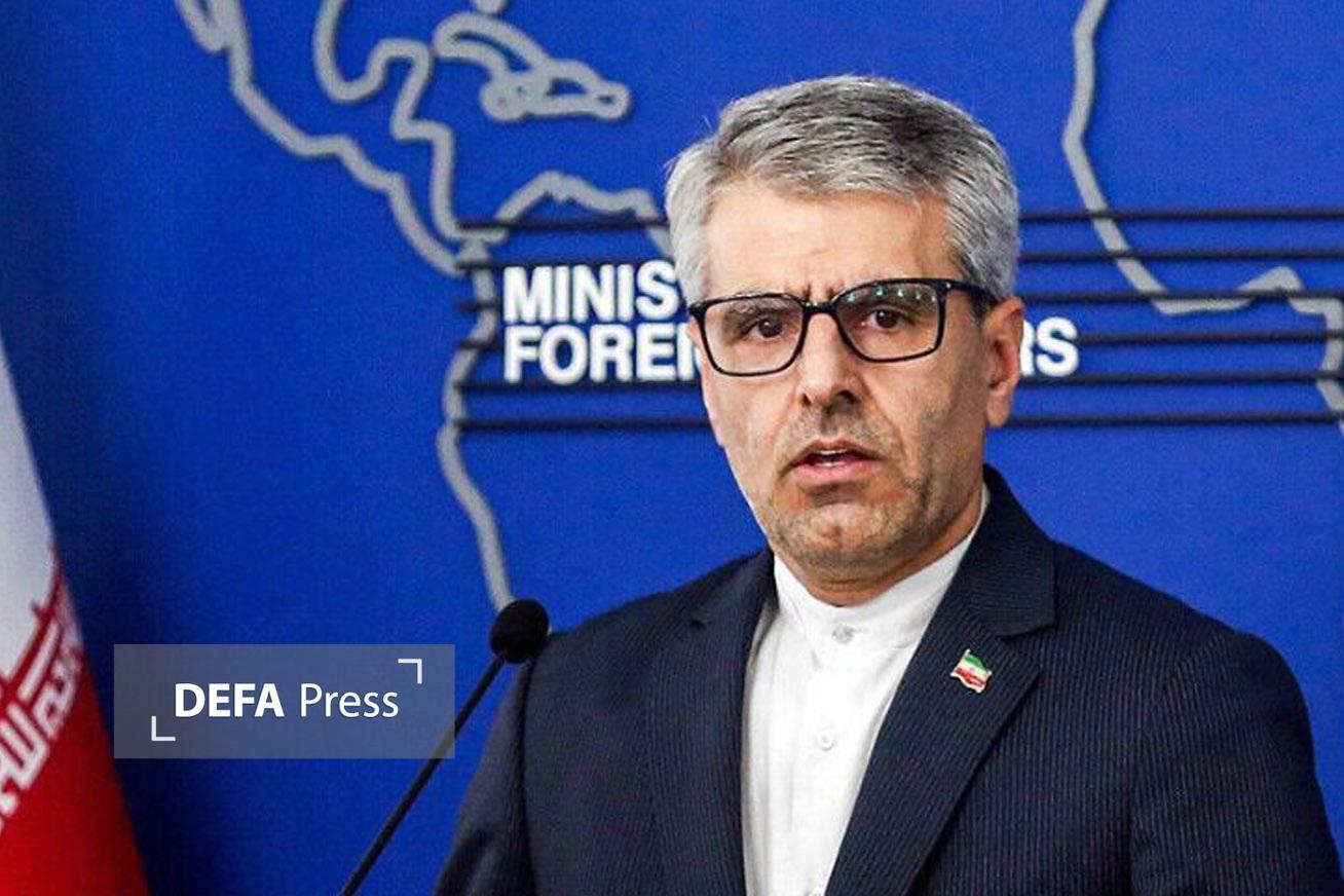 بقائي: لا معنى لتوقع ضبط النفس من دولة تتعرض لعدوان عسكري