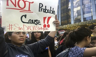 Hundreds Protest Immigration Order Outside Trump Hotel