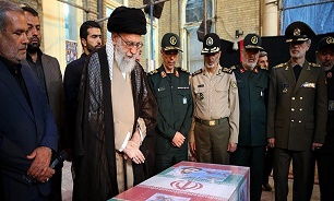 Ayatollah Khamenei Attends Funeral of Iconic Martyr Hojaji