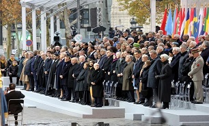 World Leaders Hold Solemn Ceremony in Paris to Mark WW1 Armistice Centenary